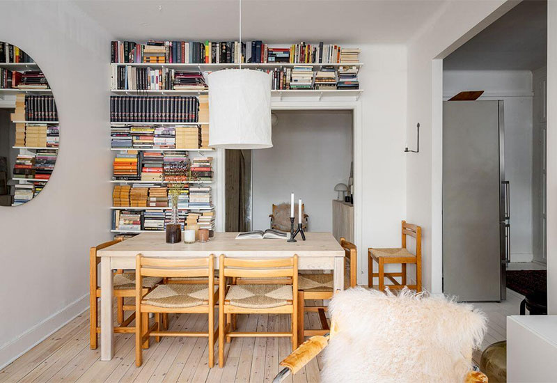 Appartement suédois de style moderne minimaliste lagom