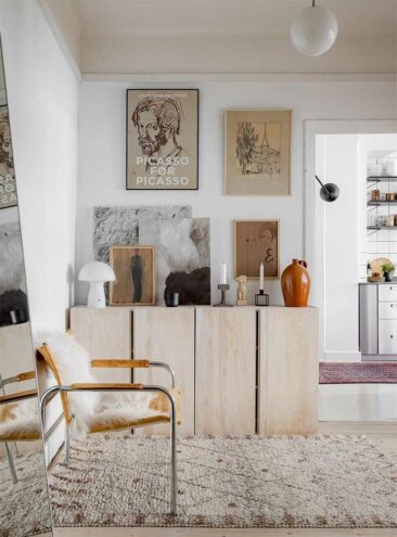 Appartement suédois de style moderne minimaliste lagom