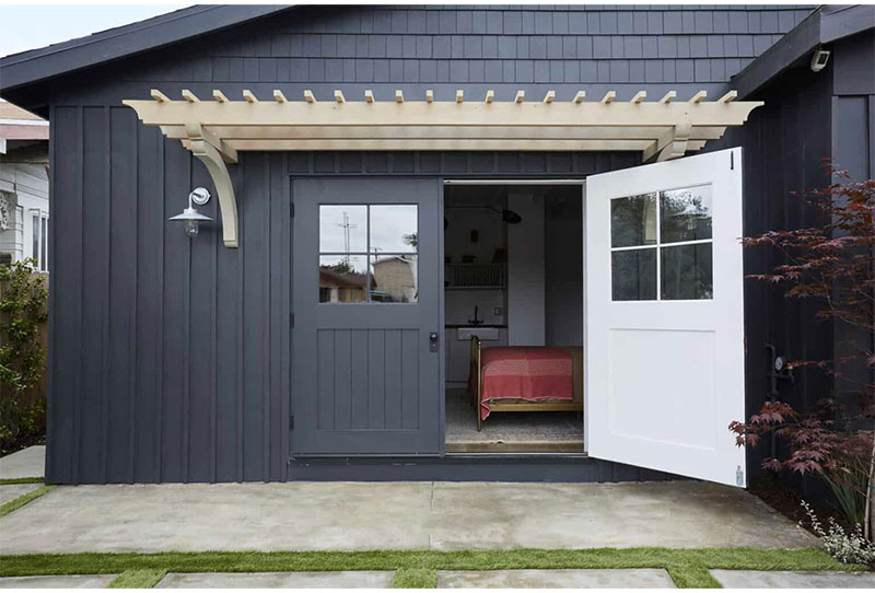 Transformation d'un garage en chambre en Californie