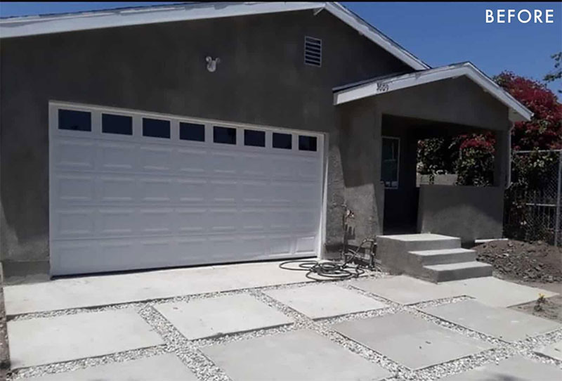 Transformation d'un garage en chambre en Californie