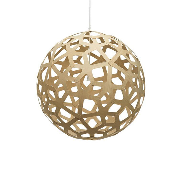 David Trubridge - Suspension Bambou Ø100cm, Coral