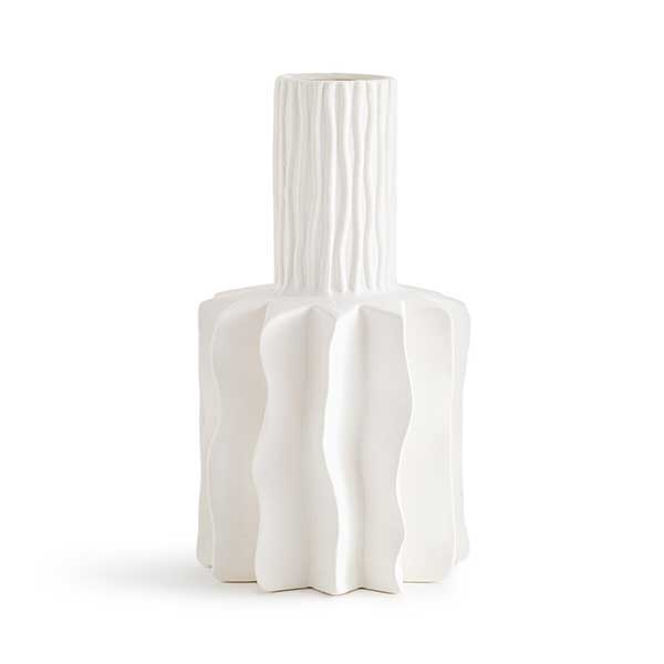 Ampm - Vase bouteille céramique mate, H29 cm, Polia