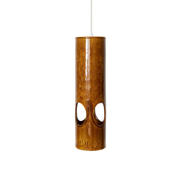 HKliving - Lampe suspendue en céramique rosewood