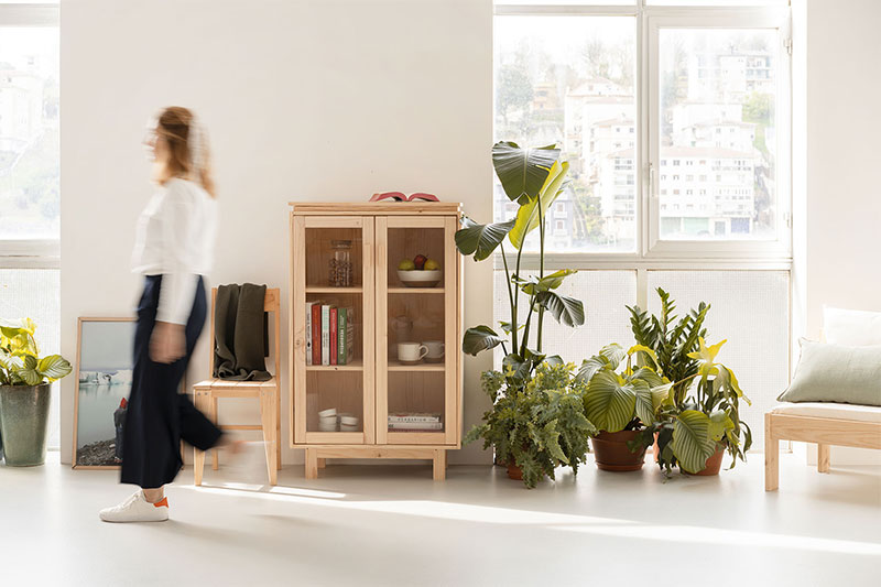 Des meubles en bois clair LUFE pour un style minimaliste scandinave