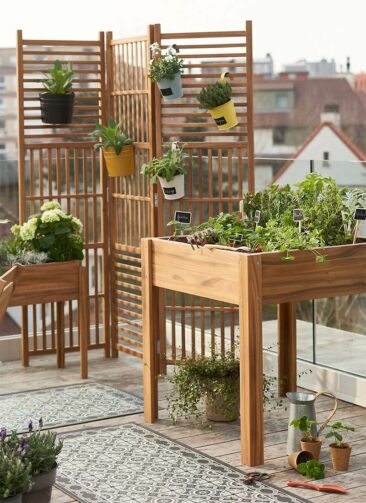 Consoles pour plantes en bois - La Redoute