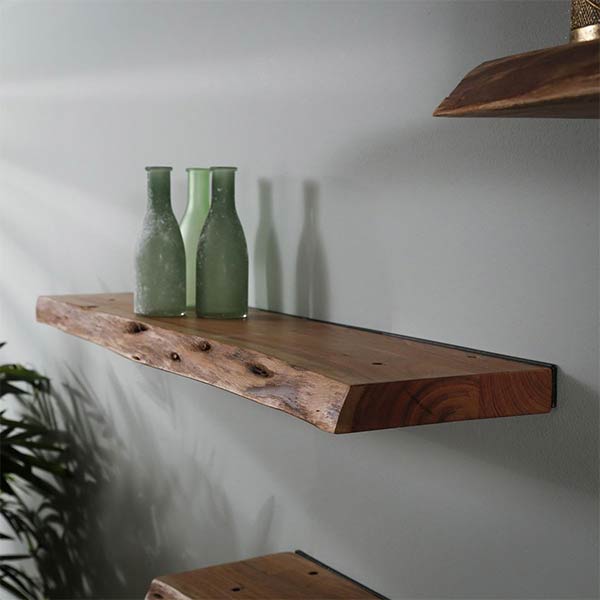 Pier Import - Étagère murale en acacia massif 90 cm, Melbourne
