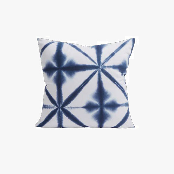 Bonsoirs - Housse de coussin, Shibori Série 3