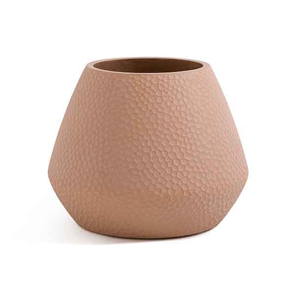 Ampm - Cache pot extérieur en terre cuite, Salma