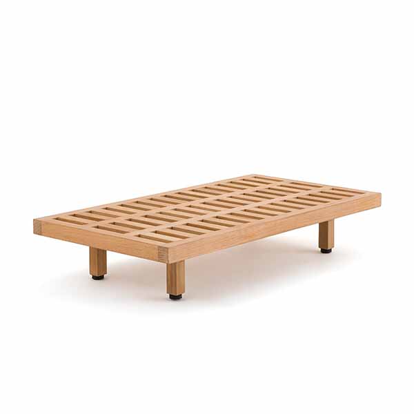 Ampm- Table basse carrée en teck massif, Joeco
