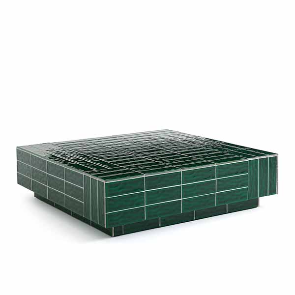 Ampm - Table basse en céramique vert, Dendi