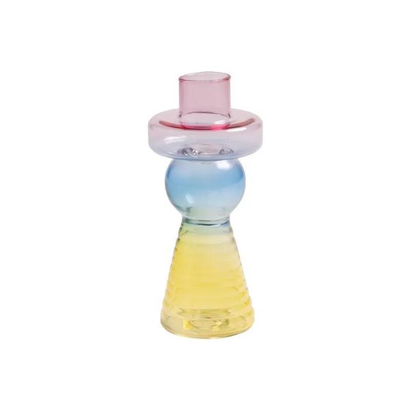 &Klevering - Bougeoir en verre multicolore, Jungle