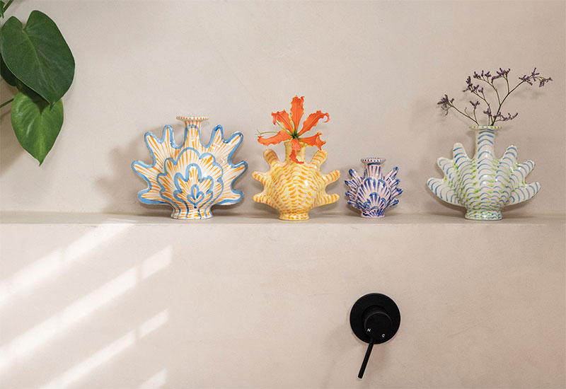 &Klevering - Vase en céramique, Shellegance
