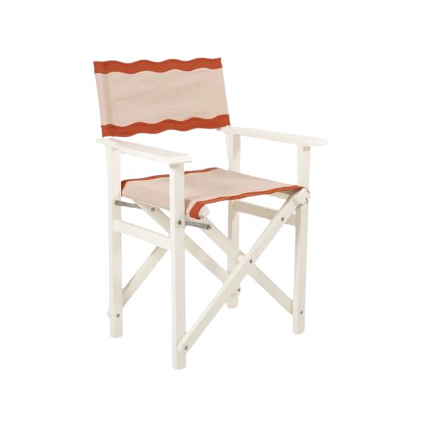 Business & Pleasure - Fauteuil pliant en tissu rose, The Directors