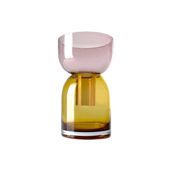 Cloudnola - Vase bicolore en verre, Flip