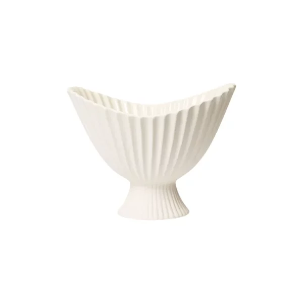 Ferm Living - Coupe en céramique blanche, Fountain