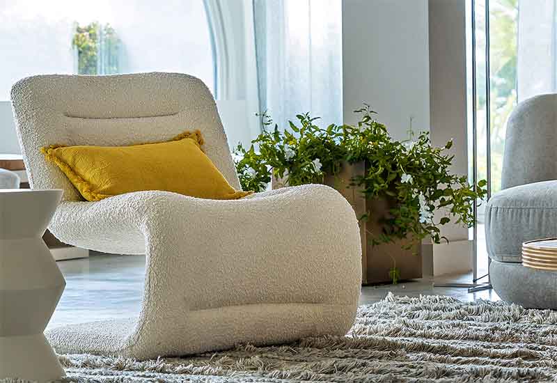 Ampm - Fauteuil bouclette, Wilson
