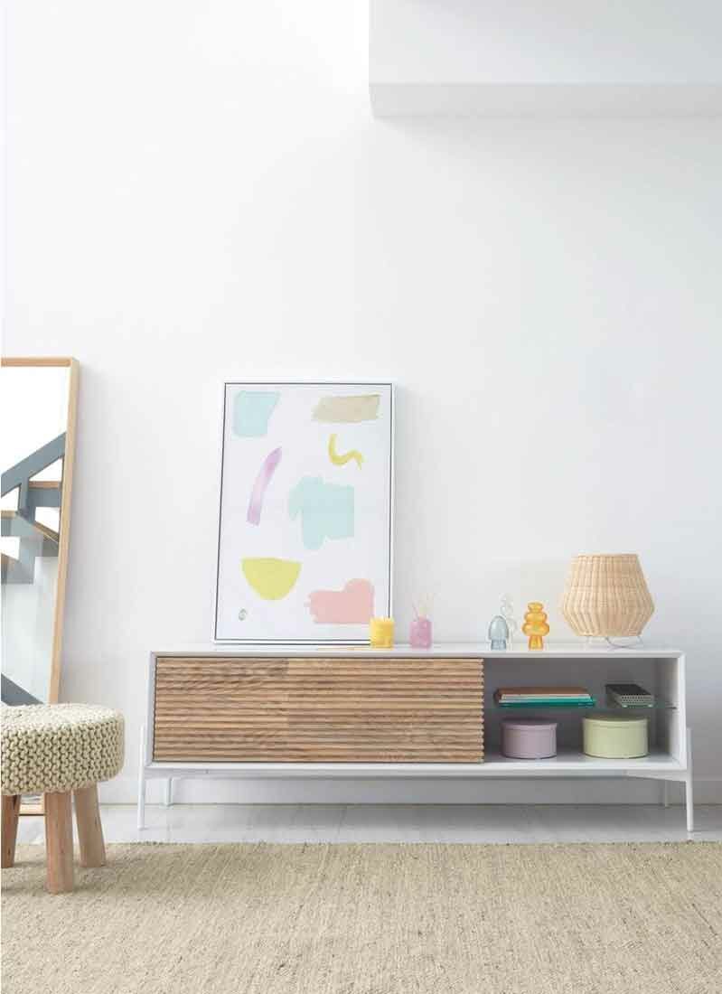 Kave Home - Meuble Tv 167 x 53 cm en bois, Marielle
