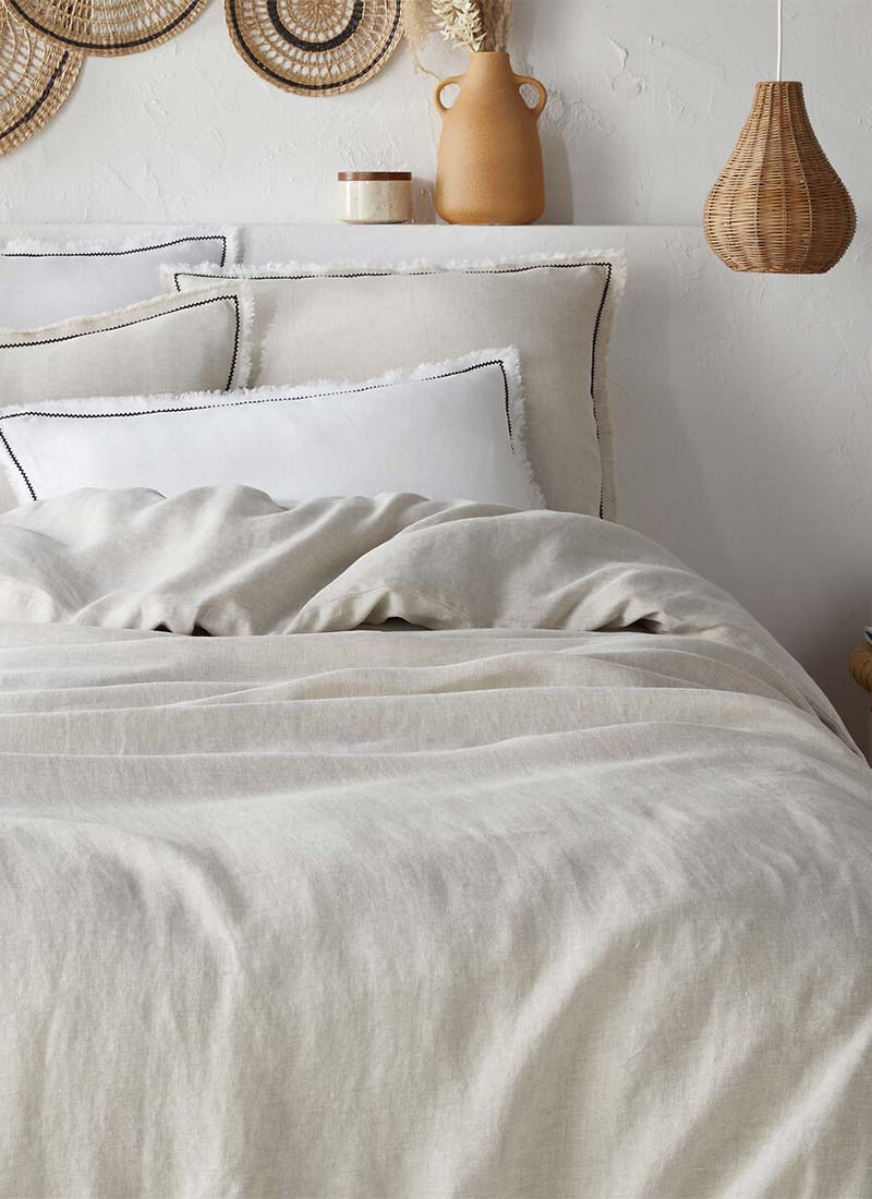 La Redoute Intérieurs - Housse de couette en lin lavé, Menorca