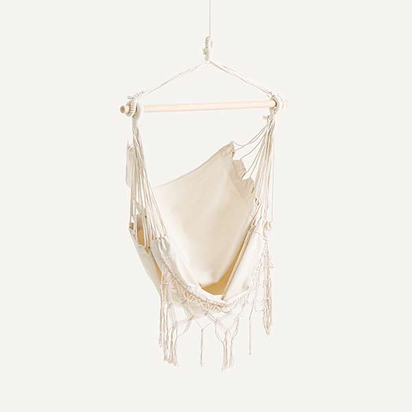 Ampm - Hamac en toile sable, Bregnac