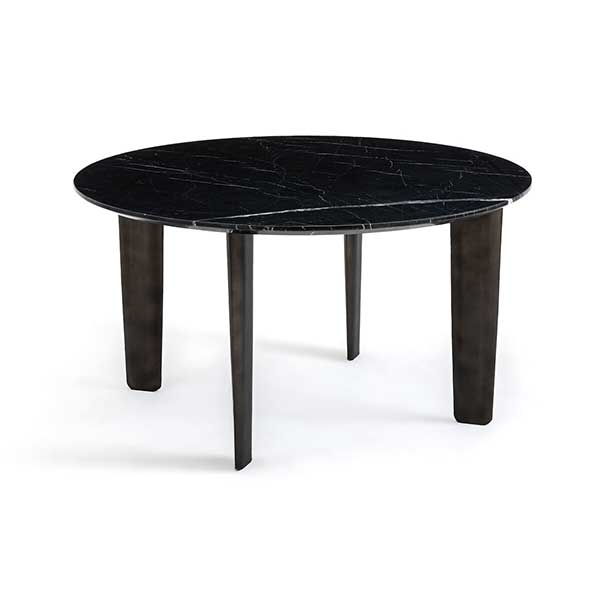 Ampm - Table de repas en marbre Ø140 cm, Dolmena