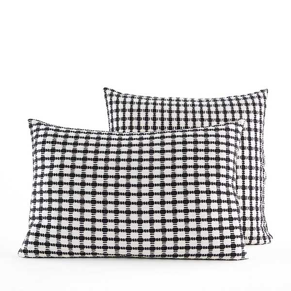 Ampm - Taie d'oreiller en percale coton bio lavé, Mikonis