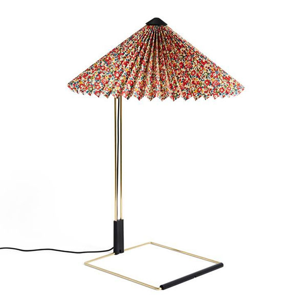 Hay - Lampe à poser en coton Liberty H 52 cm, Matin Liberty