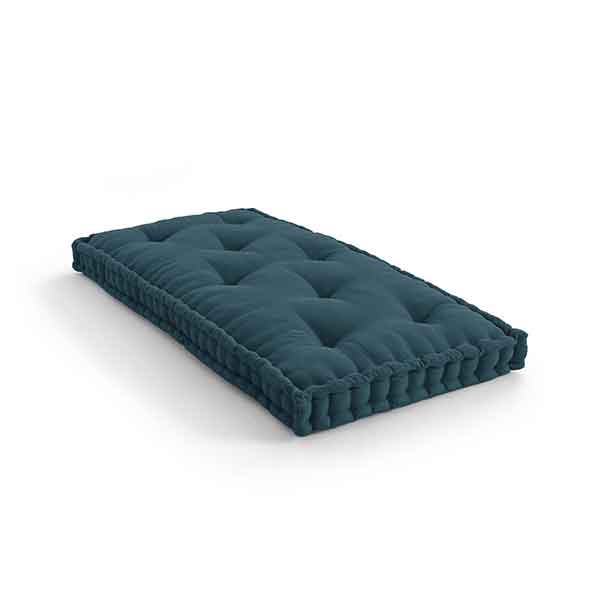 La Redoute Intérieurs - Matelas de sol 120 cm bleu, Panama