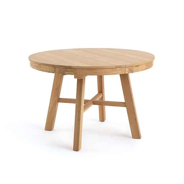 La Redoute Intérieurs - Table ronde extensible 4 à 8 couverts, Zebarn