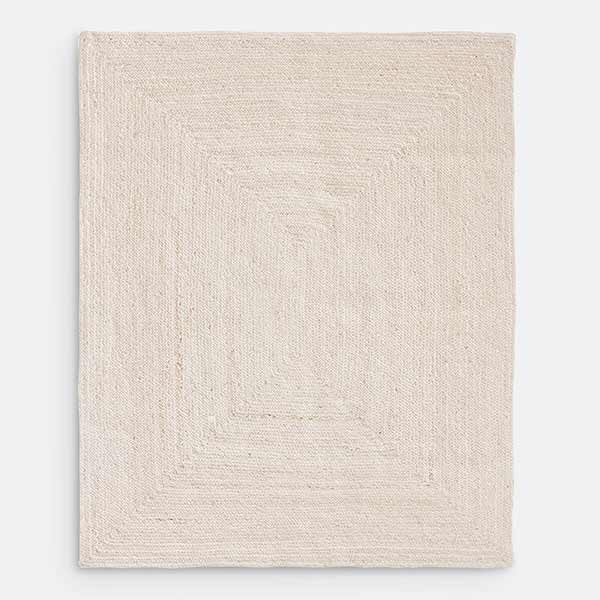 La Redoute Intérieurs - Tapis rectangulaire jute blanchi, Aftas