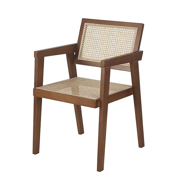 Maisons du Monde - Chaise en chêne et cannage, Santa Fe