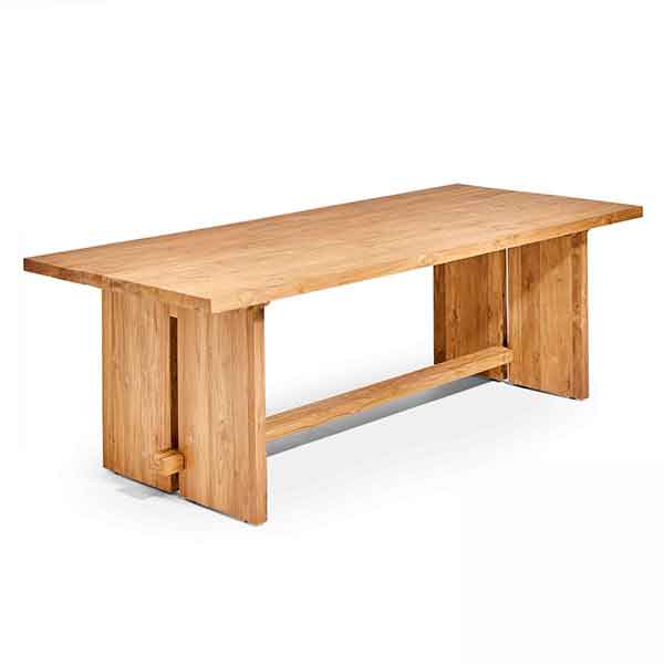 Ovalia - Table en teck recyclé massif, Lanka