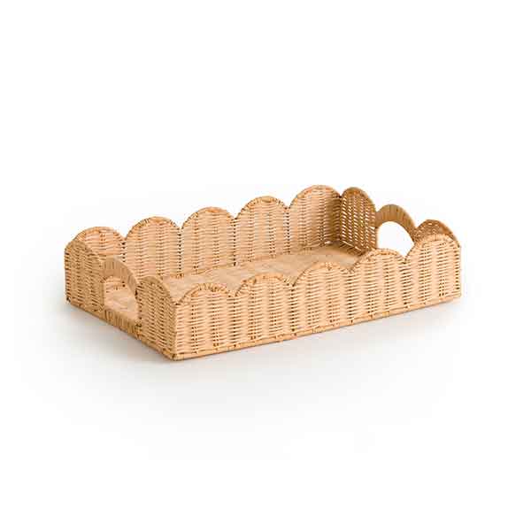 La Redoute Intérieurs - Plateau rectangulaire en rotin, Elysia