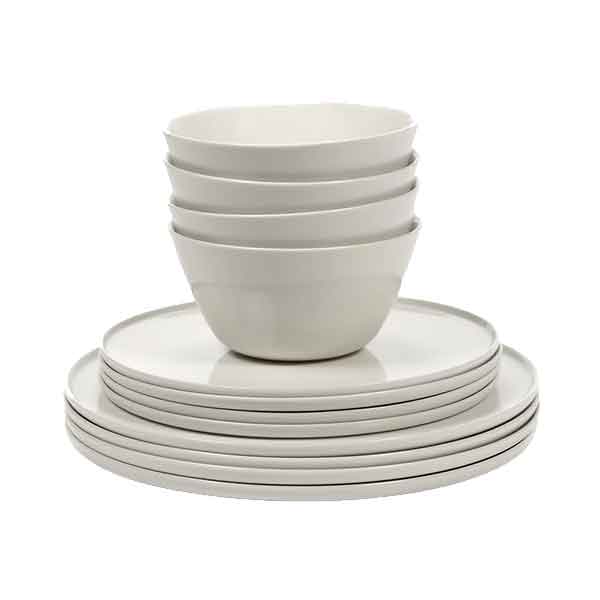 Serax - Set de vaisselle en porcelaine ivoire, Cena