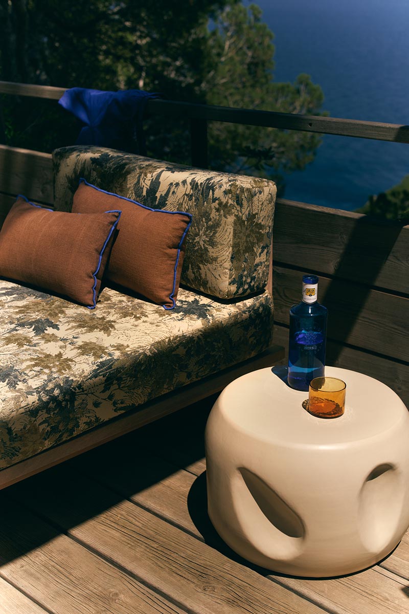 Terrasse avec vue sur mer