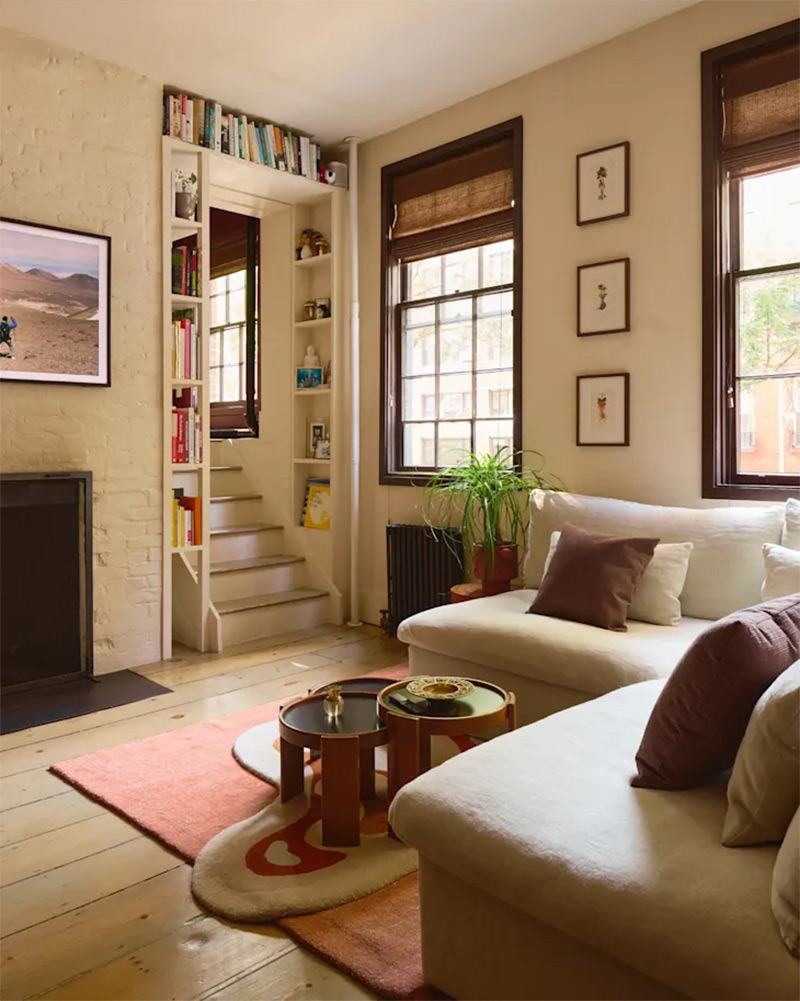 Un duplex avec un décor allégé Un duplex avec un décor allégé