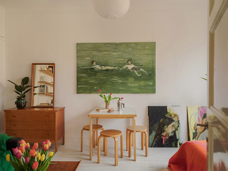 Mettre en scène des objets et des oeuvres d'art personnels pour personnaliser son décor Mettre en scène des objets et des oeuvres d'art personnels pour personnaliser son décor
