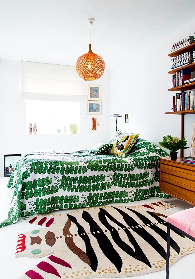 Une chambre à la décoration tropicool chic Une chambre à la décoration tropicool chic