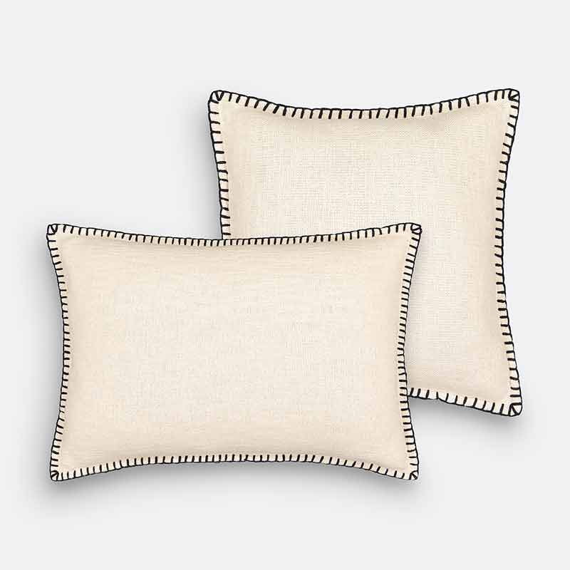 La Redoute Intérieurs - Housse de coussin en pur coton, Raoul