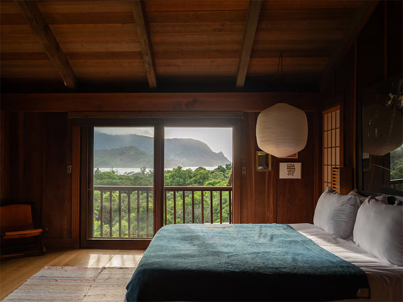 Une chambre avec une vue sur la baie d'Hanalei Une chambre avec une vue sur la baie d'Hanalei