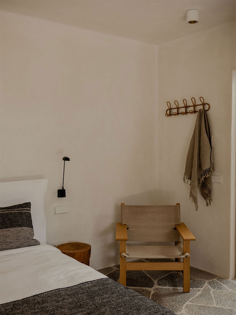 Une chambre de style méditerranéen design