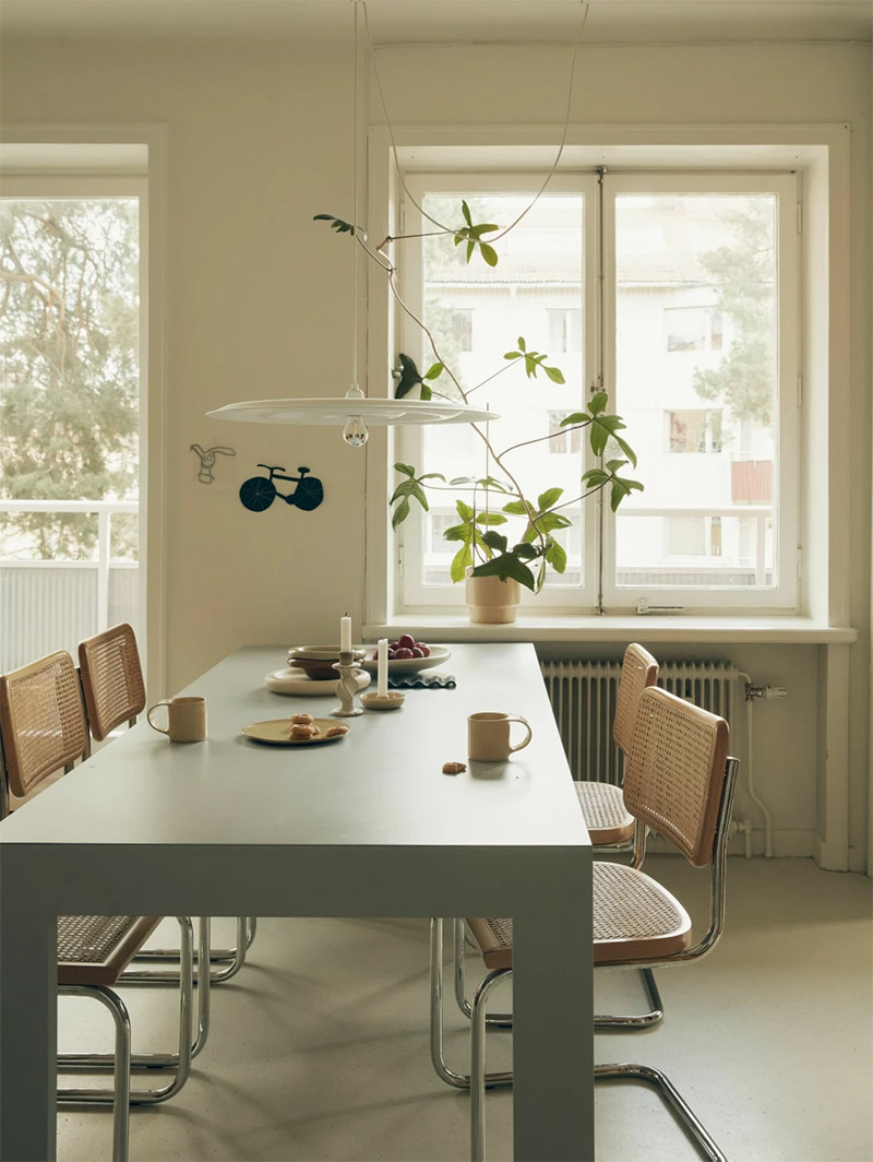 L'intérieur de Petra Gardefjord à Stockholm - La salle à manger L'intérieur de Petra Gardefjord à Stockholm - La salle à manger