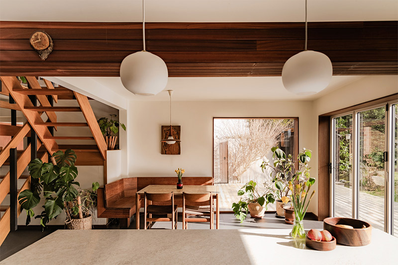 Maison du milieu du siècle rénovée, située à Hallgarth (G.B.) - Pièce à vivre Maison du milieu du siècle rénovée, située à Hallgarth (G.B.) - Pièce à vivre