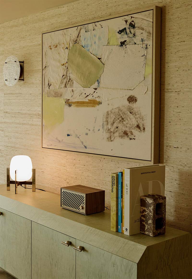 Hôtel Shelborne à Miami Beach : travertin et meuble de style Art Déco revisité