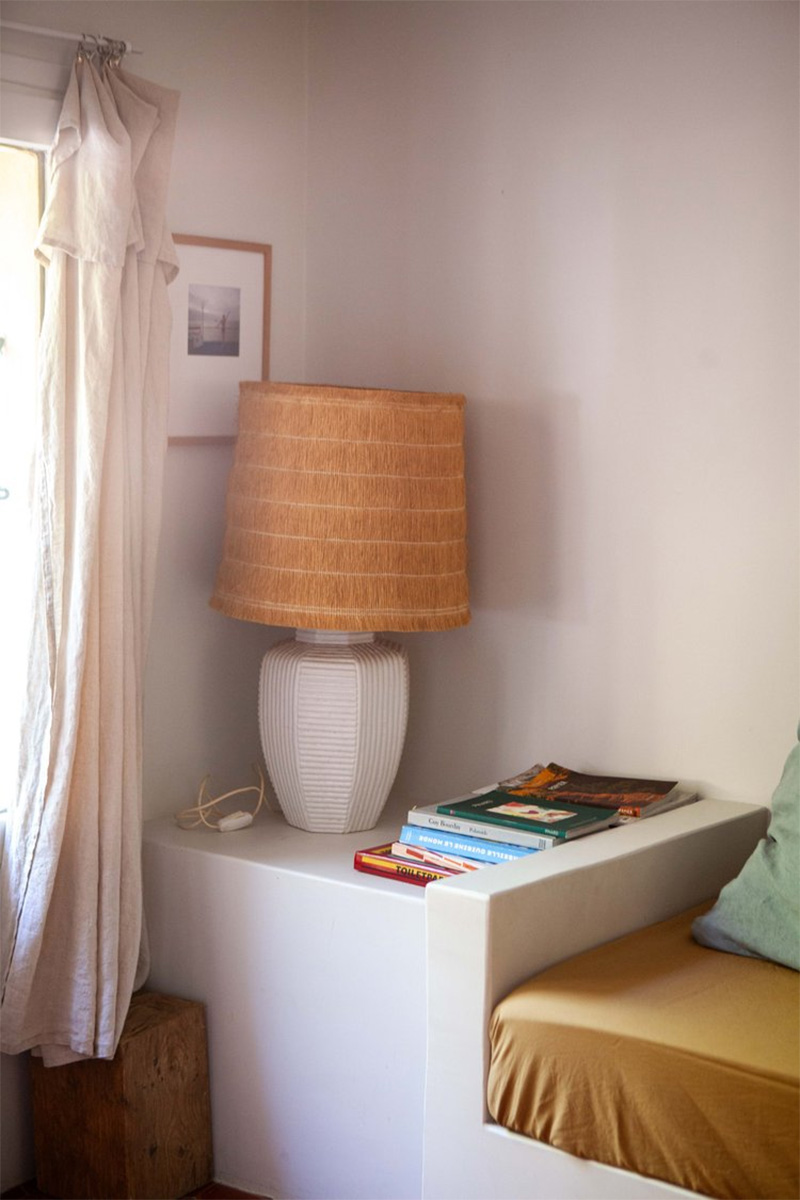 Une banquette maçonnée