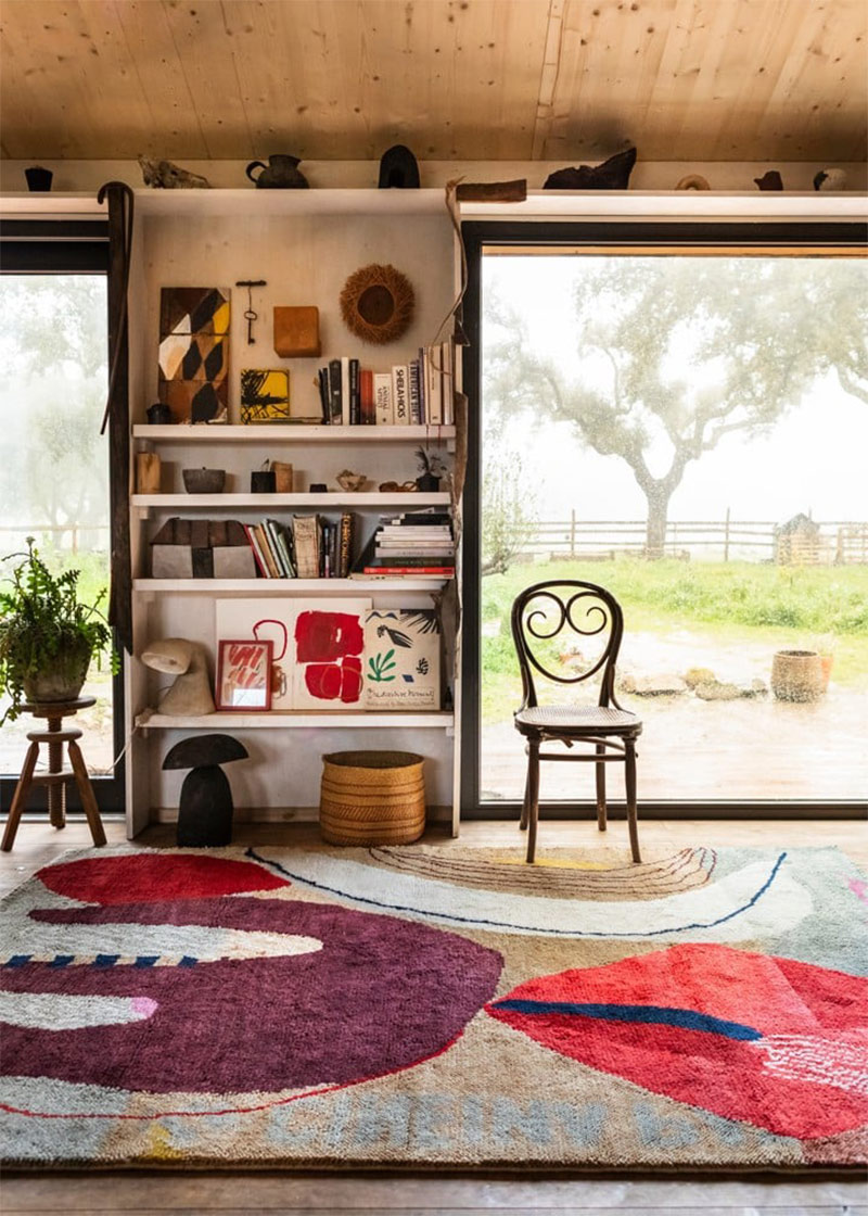 LAYERED - Collection Heather Chontos, Wool Rug - Collage LAYERED - Collection Heather Chontos, Wool Rug - Collage