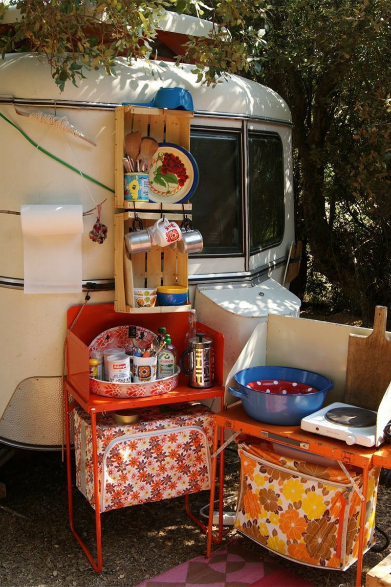 Camping vintage
