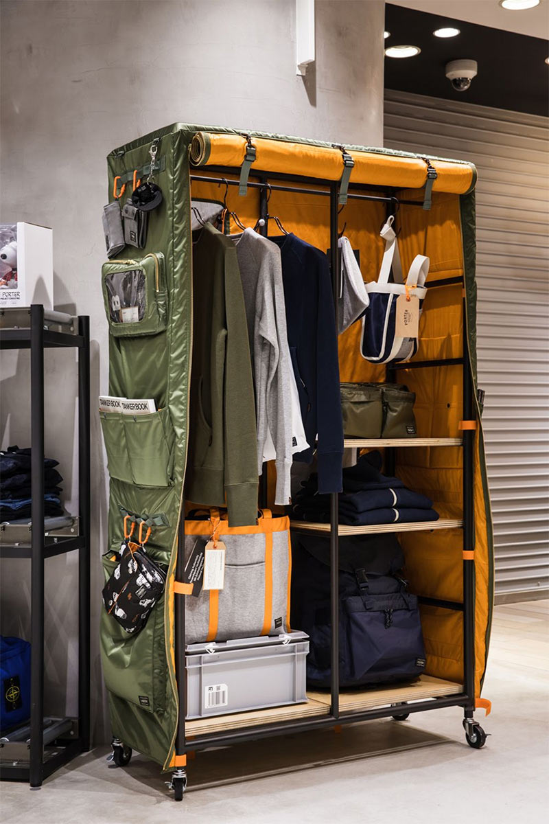 Armoire de rangement baroudeur pour campement