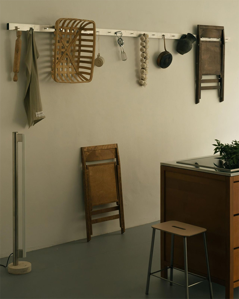 Installation escamotable par la marque de design danoise Frama