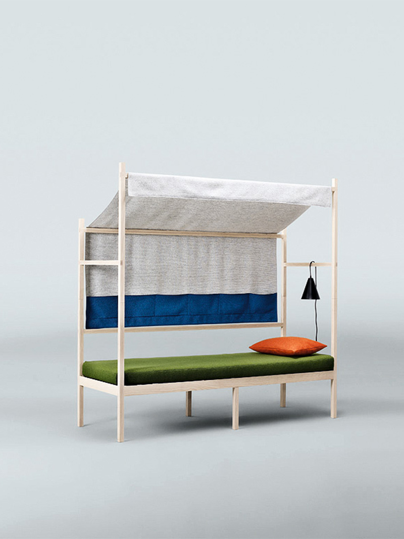 Design : Jonas Takagi - Projet : Base camp pour Kvadrat
