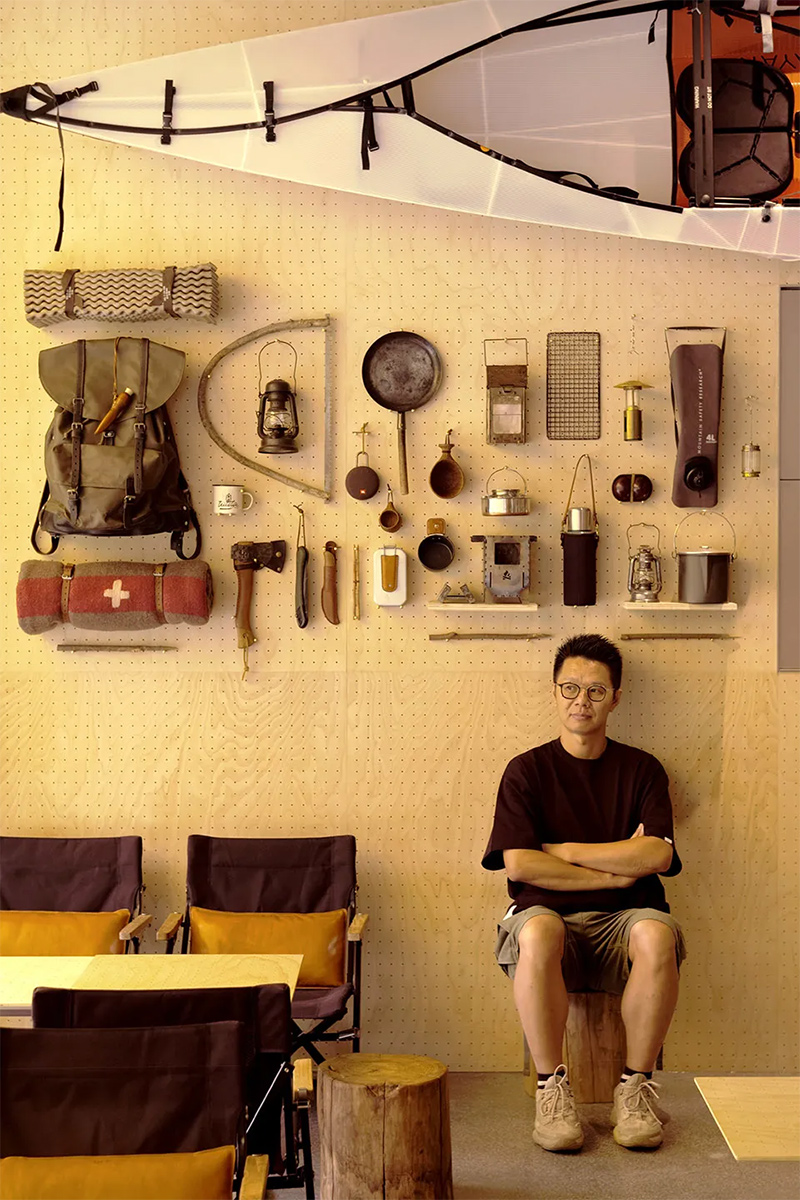 Esthétique de camping pour ce magasin OFF SPACE à Guatang, Chine